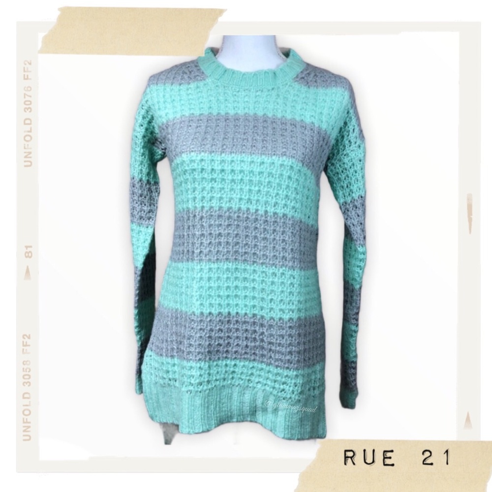 Rue 21 Striped Pullover Sweater